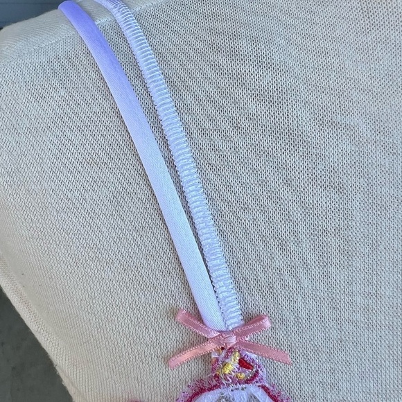 Lise Charmel Ete Frivole Wireless Bra Azalea Floral Embroidered Lace Large GUC - Picture 8 of 13